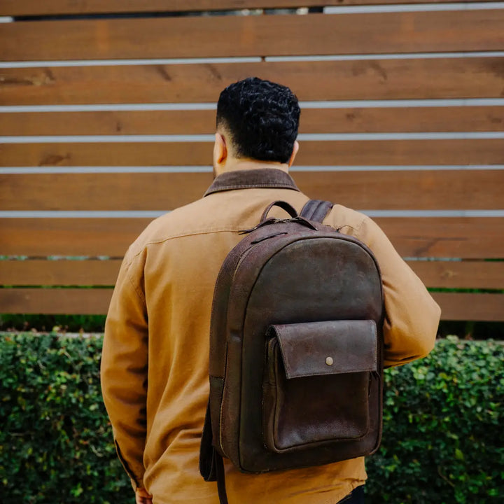 Wild Boar Leather Backpack