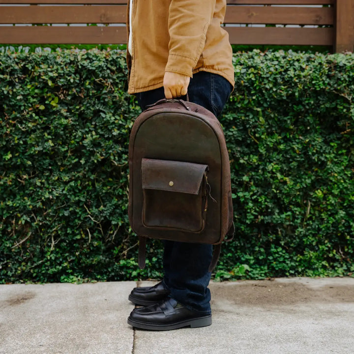 Wild Boar Leather Backpack