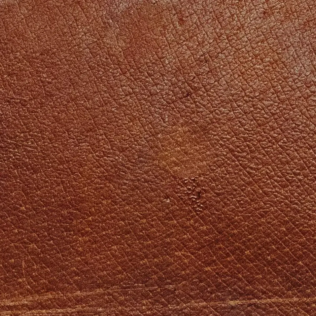 Close-up of brown leather texture