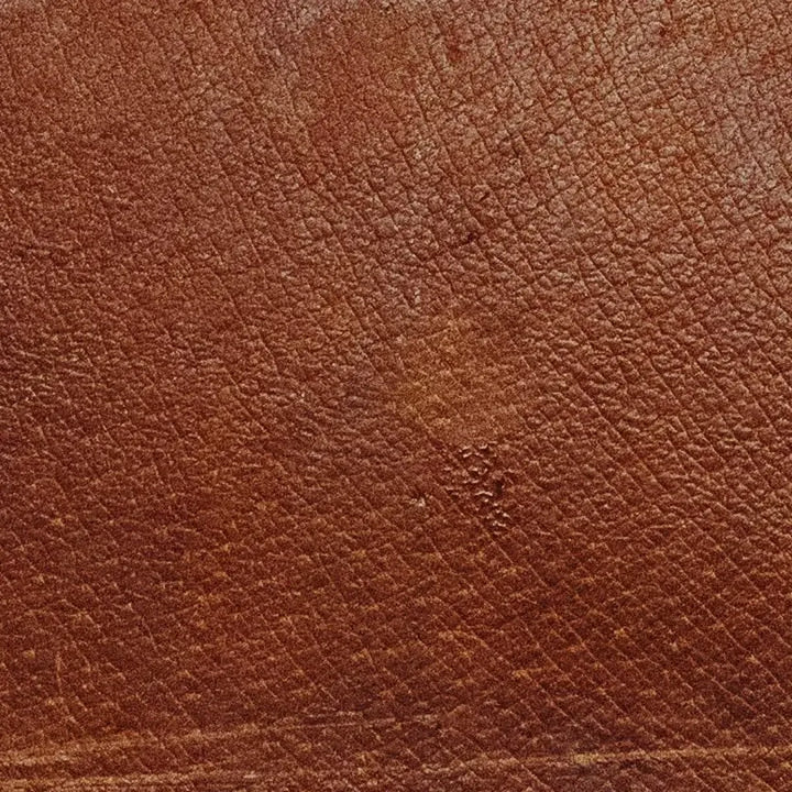 Close-up of brown leather texture