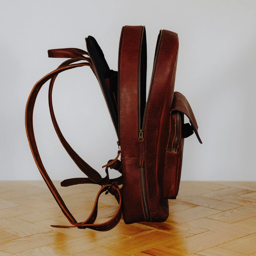 Wild Boar Leather Backpack